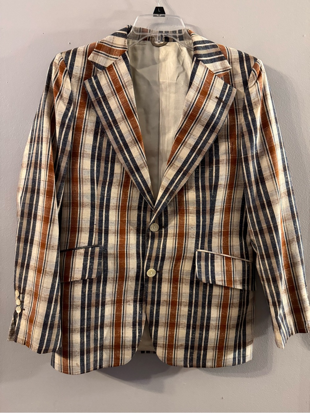 Vintage Givenchy Sports  Checked Blazer (Size S) -...Paris Idk